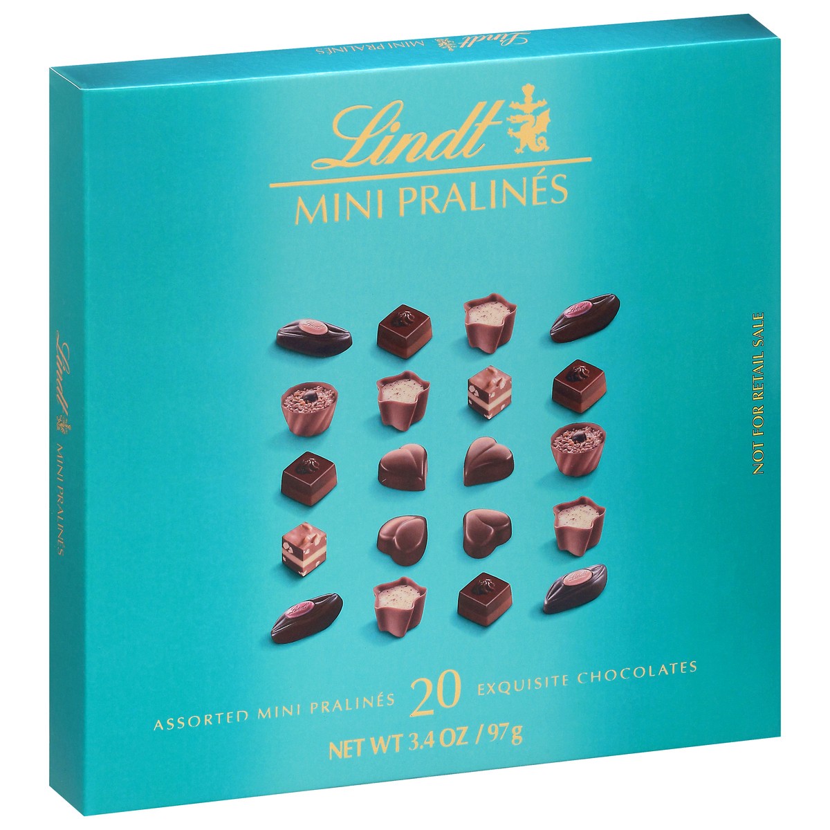 slide 3 of 9, Lindt Mini Pralines Assorted Exquisite Chocolates 20 ea, 3.4 oz