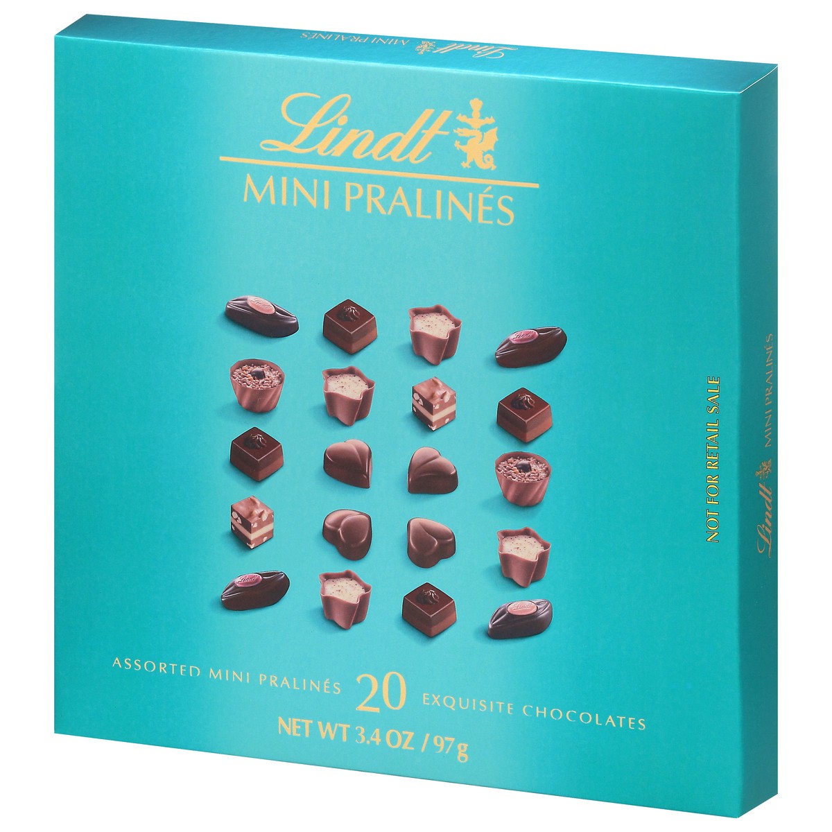 slide 5 of 9, Lindt Mini Pralines Assorted Exquisite Chocolates 20 ea, 3.4 oz
