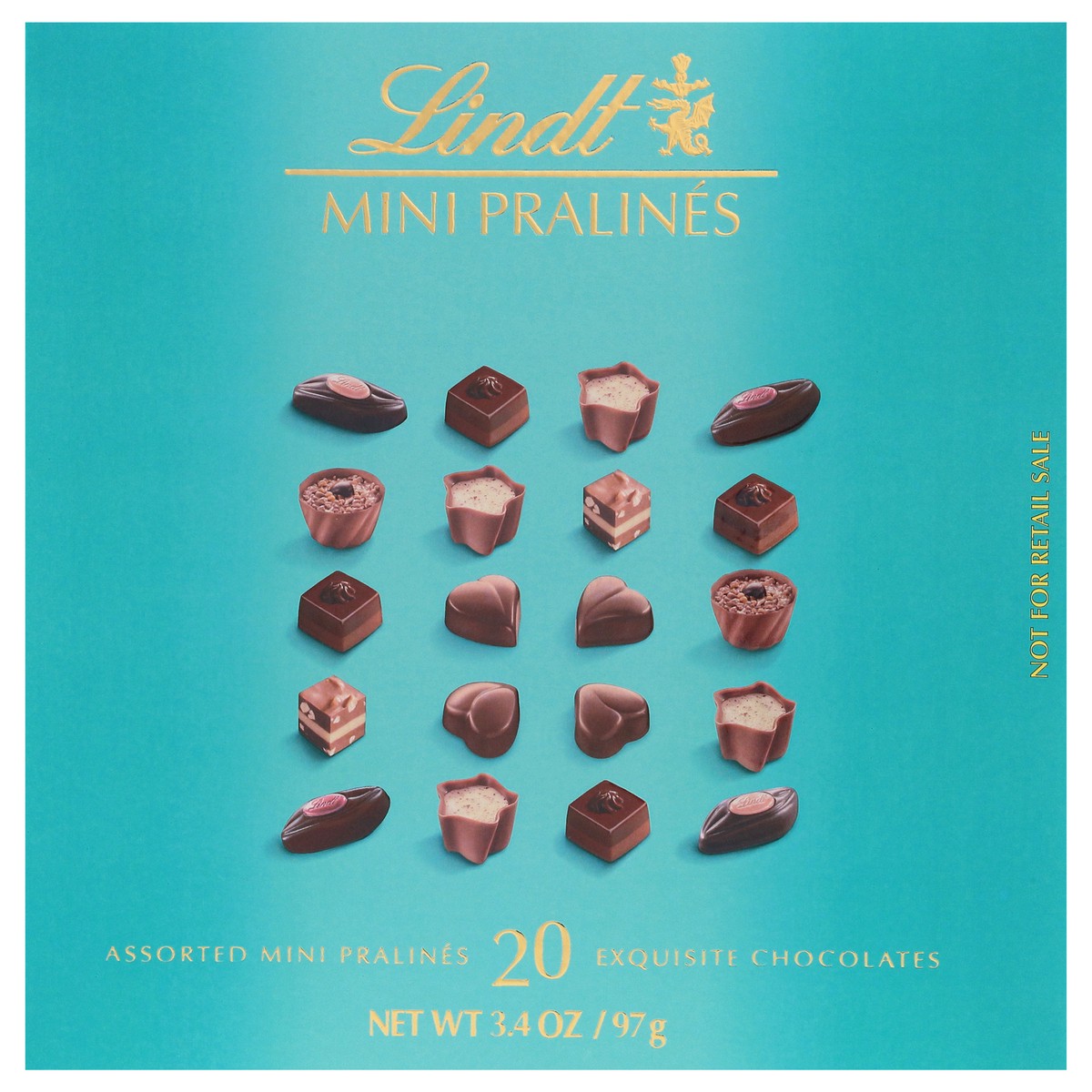 slide 7 of 9, Lindt Mini Pralines Assorted Exquisite Chocolates 20 ea, 3.4 oz