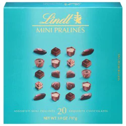 Lindt Mini Pralines Assorted Exquisite Chocolates 20 ea