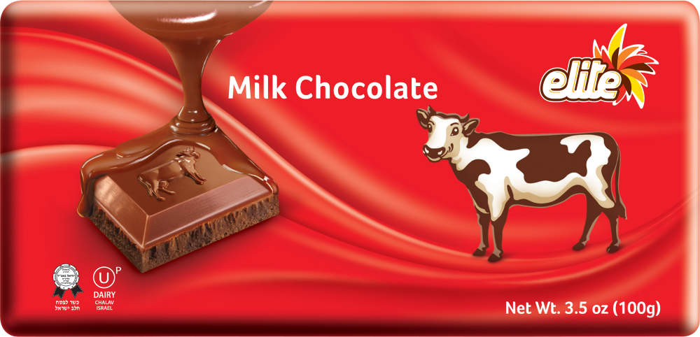 slide 1 of 1, Elite Milk Chocolate Bar, 3 oz