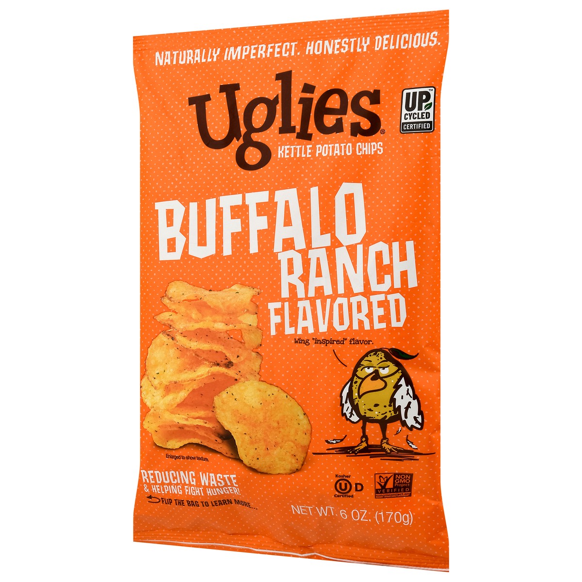 slide 9 of 13, Uglies Buffalo Ranch Flavored Kettle Potato Chips 6 oz, 6 oz