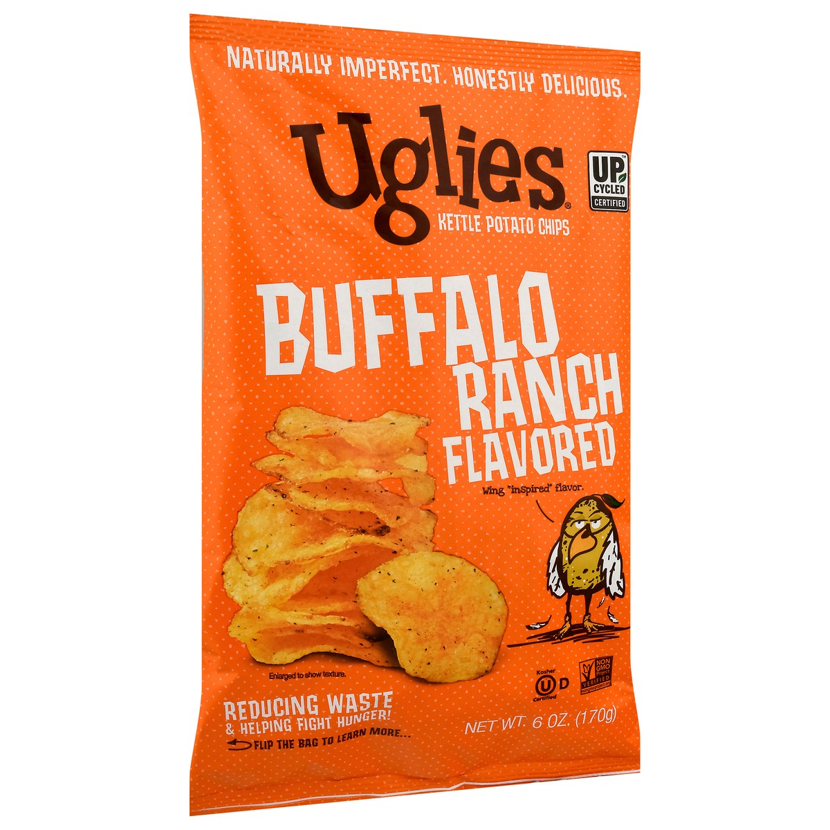slide 11 of 13, Uglies Buffalo Ranch Flavored Kettle Potato Chips 6 oz, 6 oz
