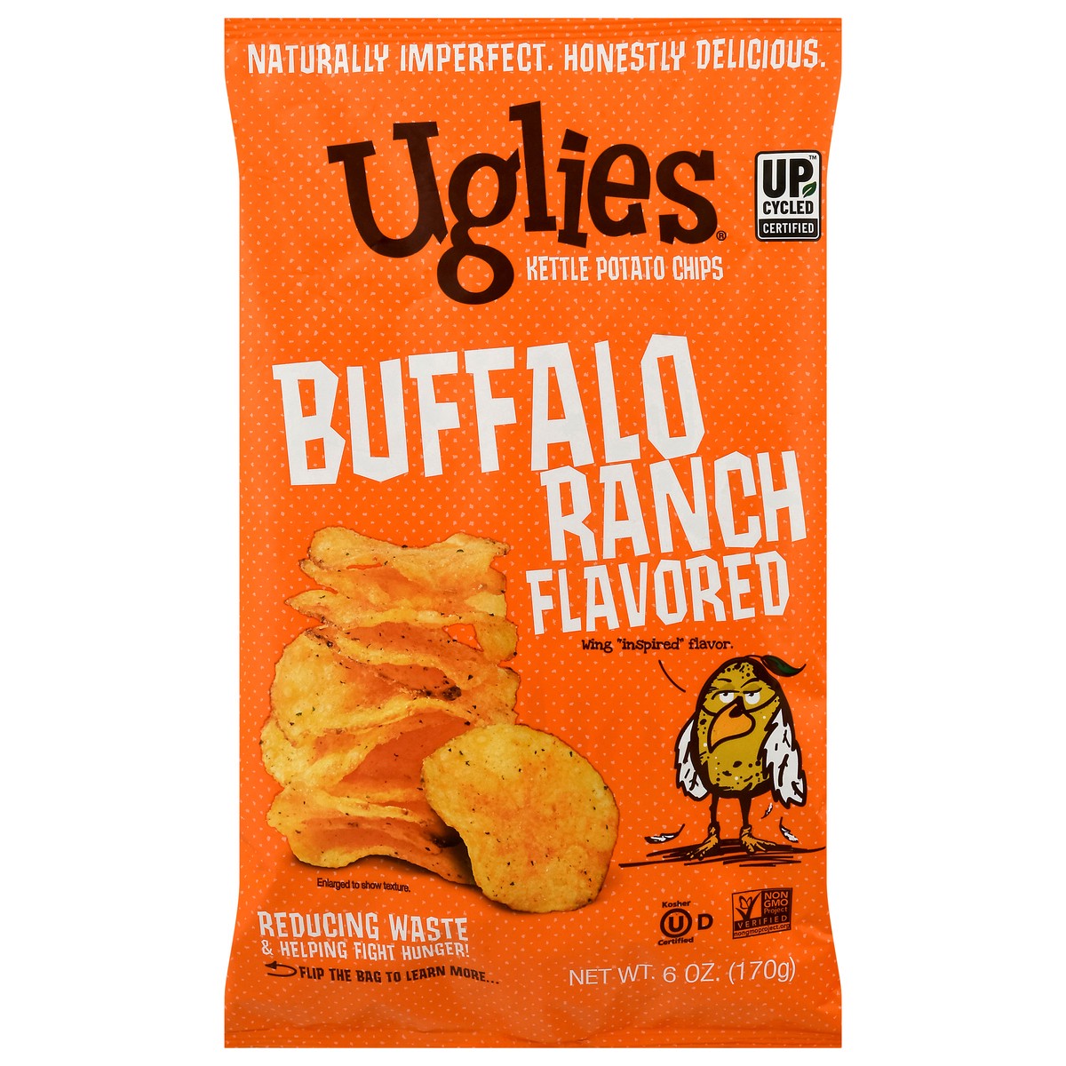 slide 1 of 13, Uglies Buffalo Ranch Flavored Kettle Potato Chips 6 oz, 6 oz
