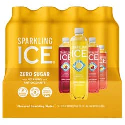 Sparkling ICE Summer LTO Lemonade Variety Pack (Pack of 12)