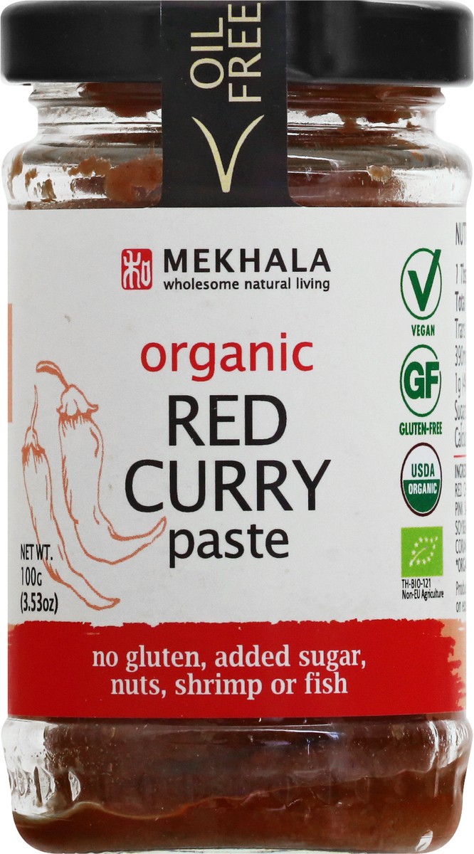 slide 3 of 9, Mekhala Organic Thai Red Curry Paste 3.53 oz, 3.53 oz