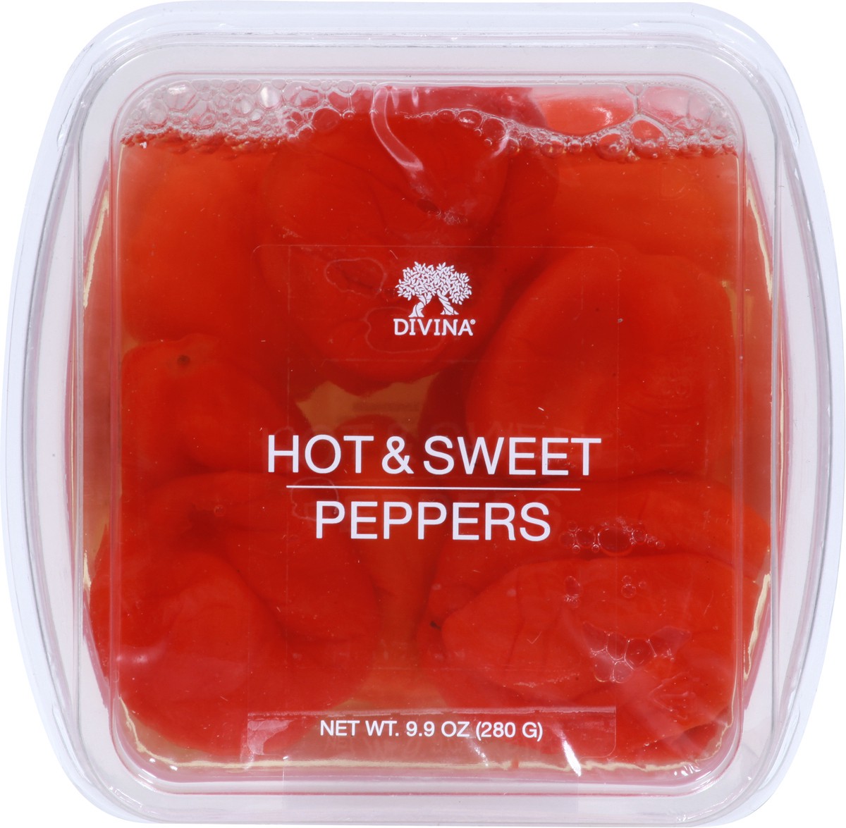 slide 3 of 9, Divina Hot & Sweet Peppers 9.9 oz, 9.90 oz