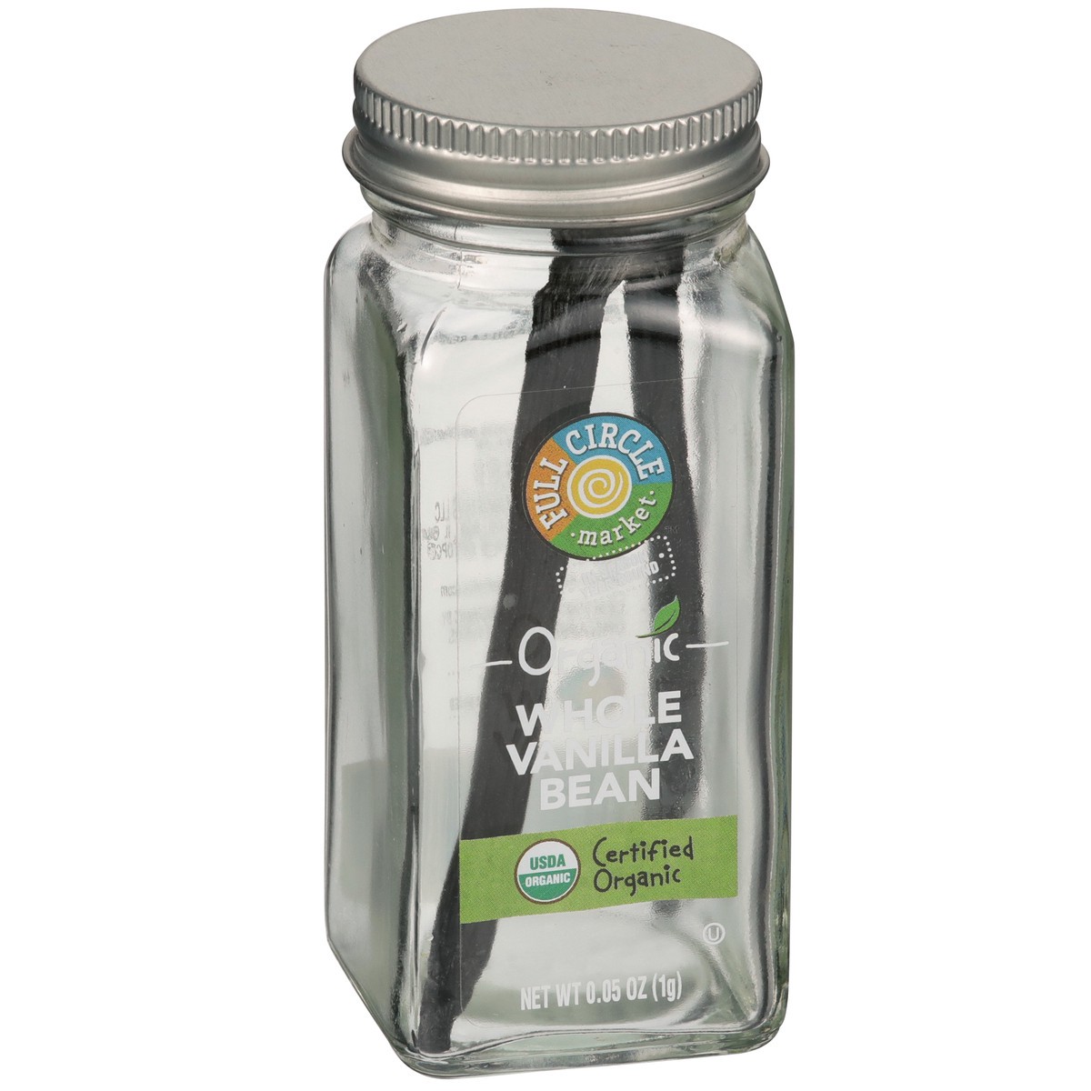 slide 2 of 9, Full Circle Market Organic Whole Vanilla Bean 1 ea, 0.05 oz