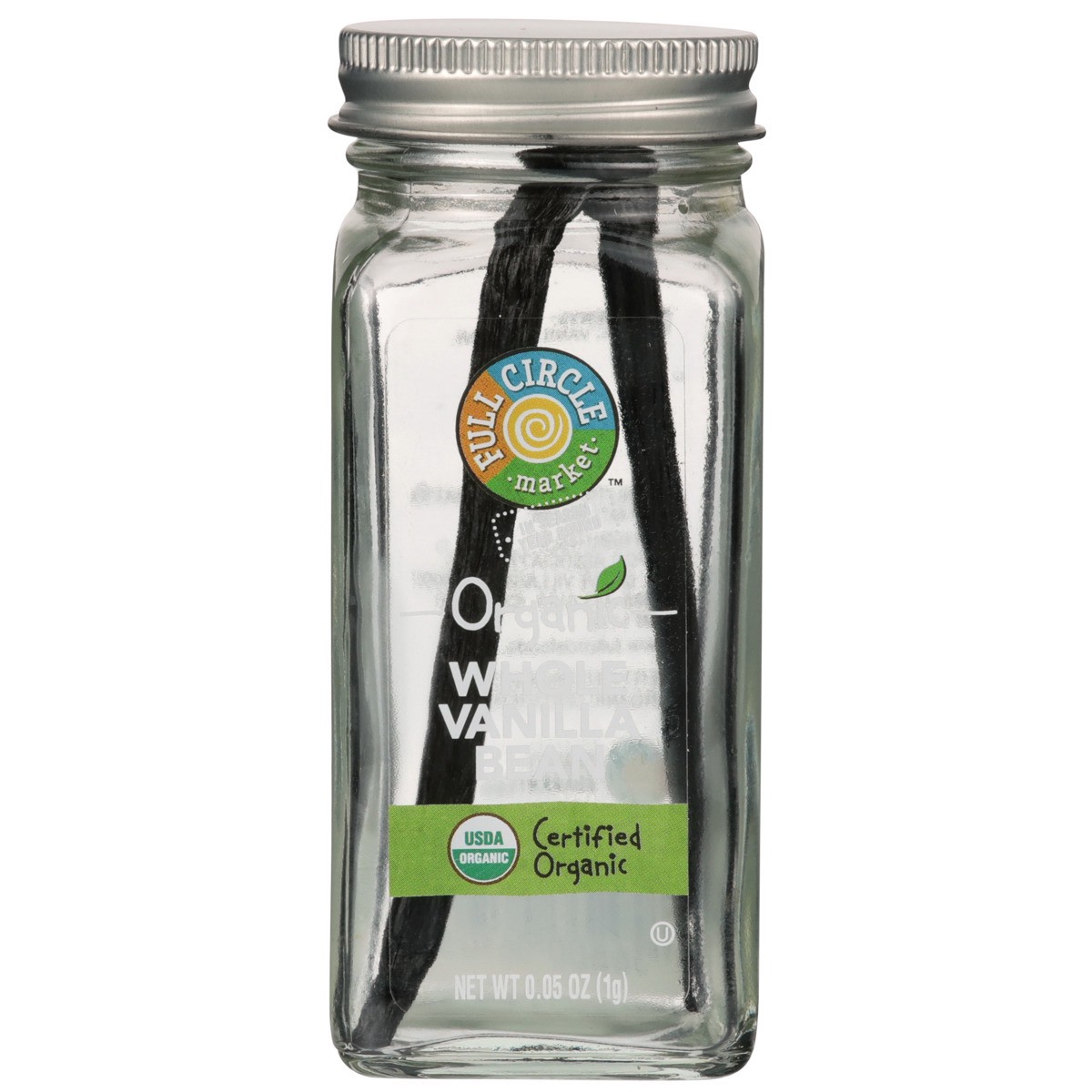 slide 4 of 9, Full Circle Market Organic Whole Vanilla Bean 1 ea, 0.05 oz