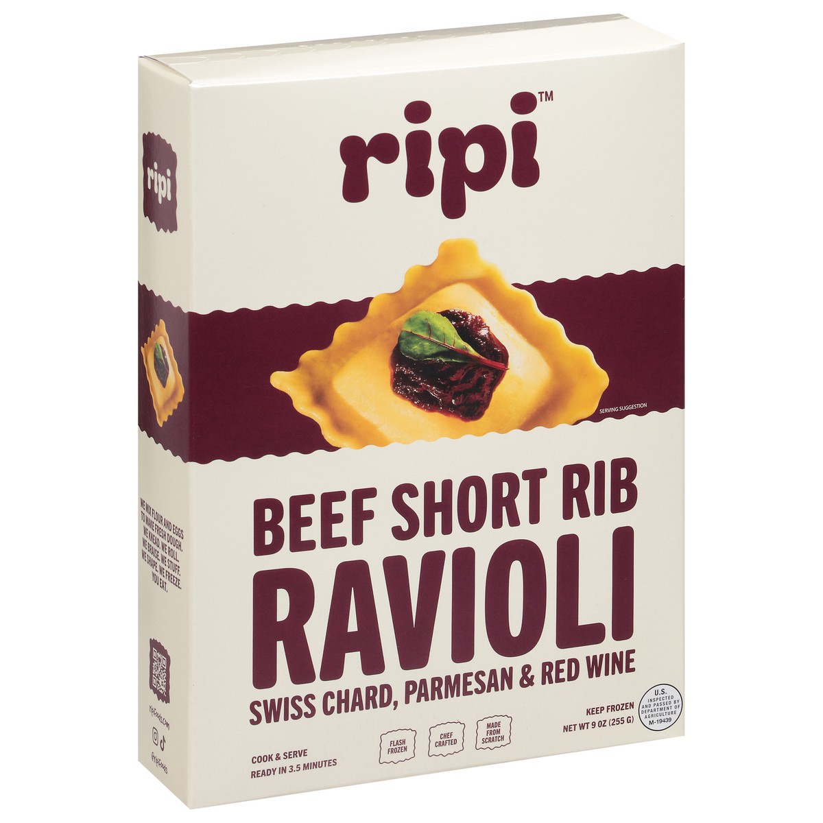 slide 2 of 14, Ripi Beef Short Rib Ravioli 9 oz, 9 oz