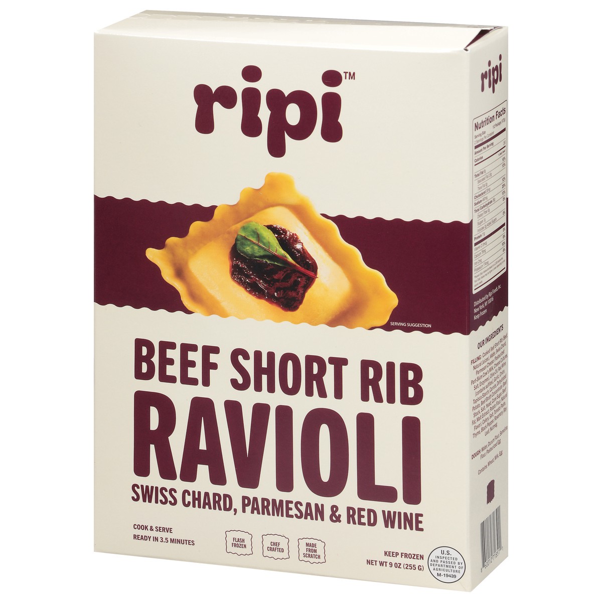 slide 8 of 14, Ripi Beef Short Rib Ravioli 9 oz, 9 oz