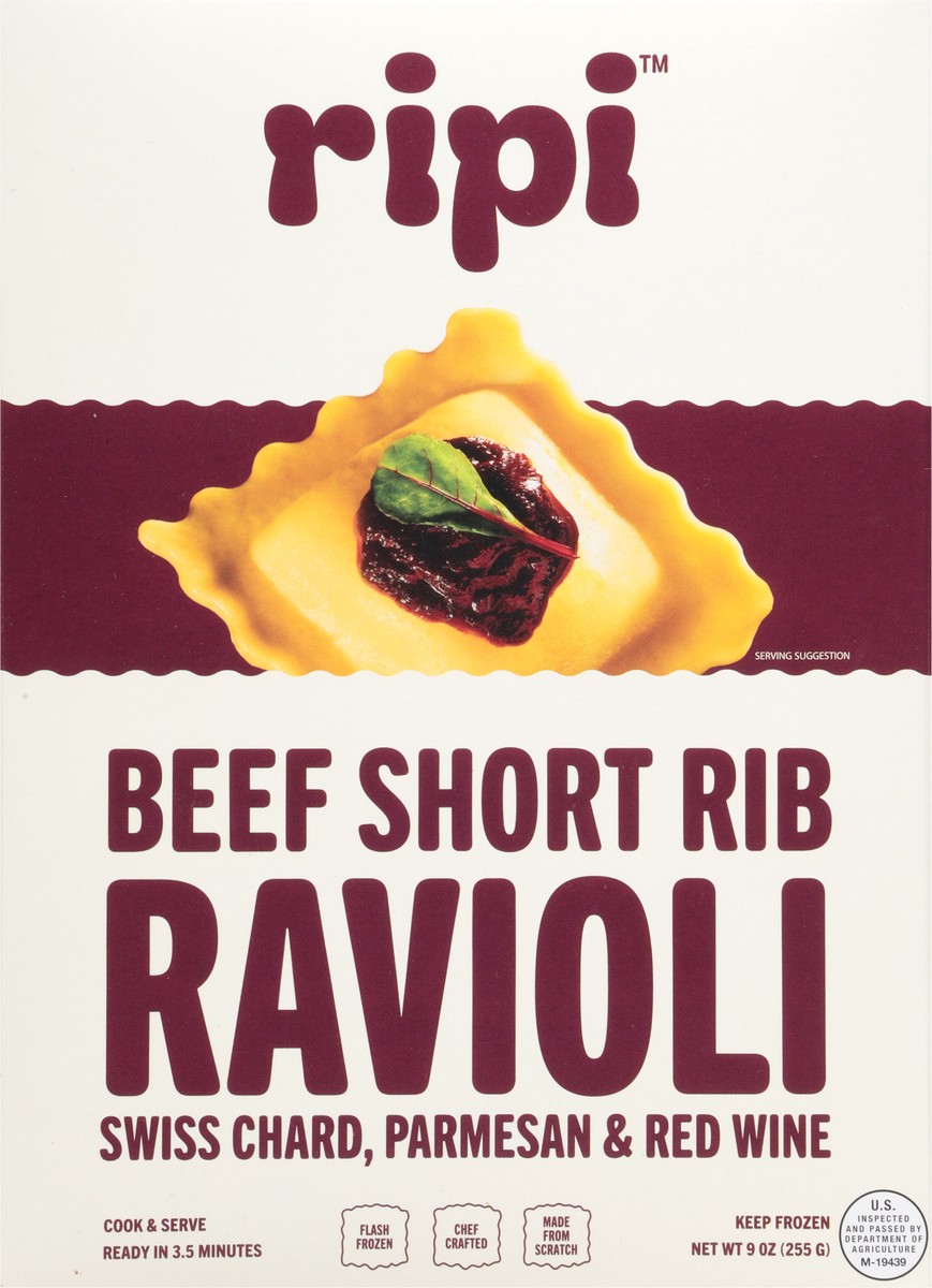 slide 6 of 14, Ripi Beef Short Rib Ravioli 9 oz, 9 oz