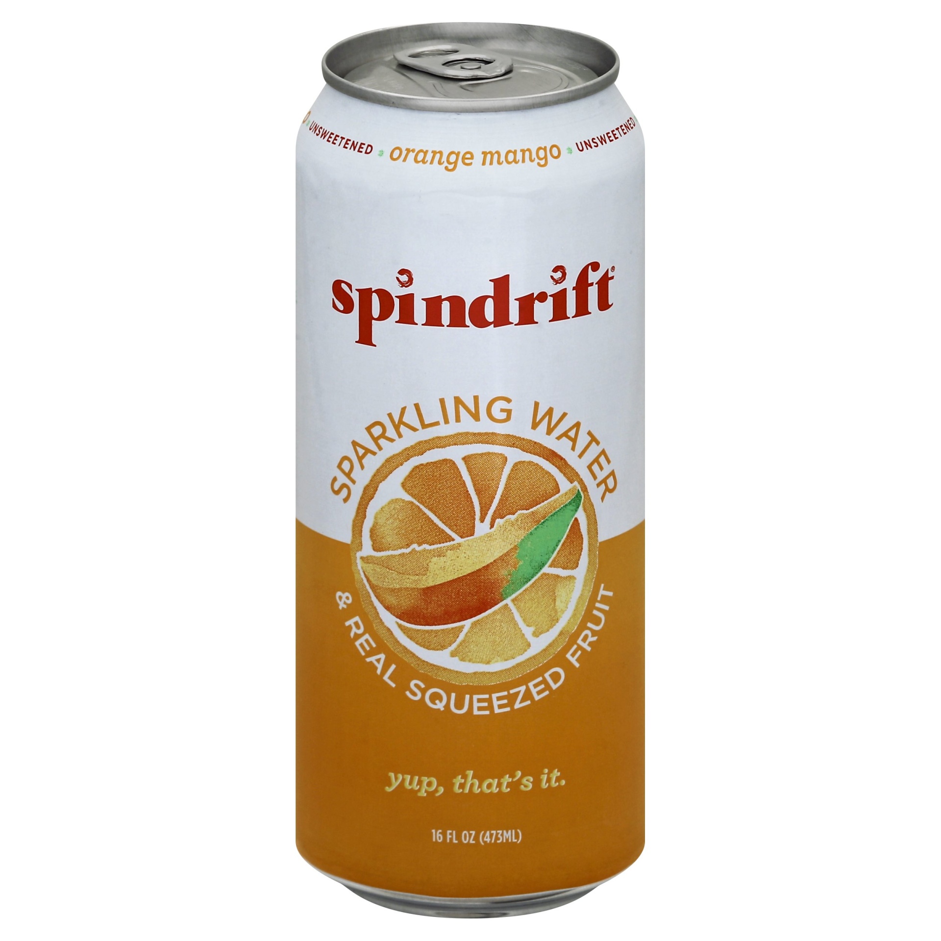 slide 1 of 4, Spindrift Orange Mango Sparkling Water, 16 fl oz