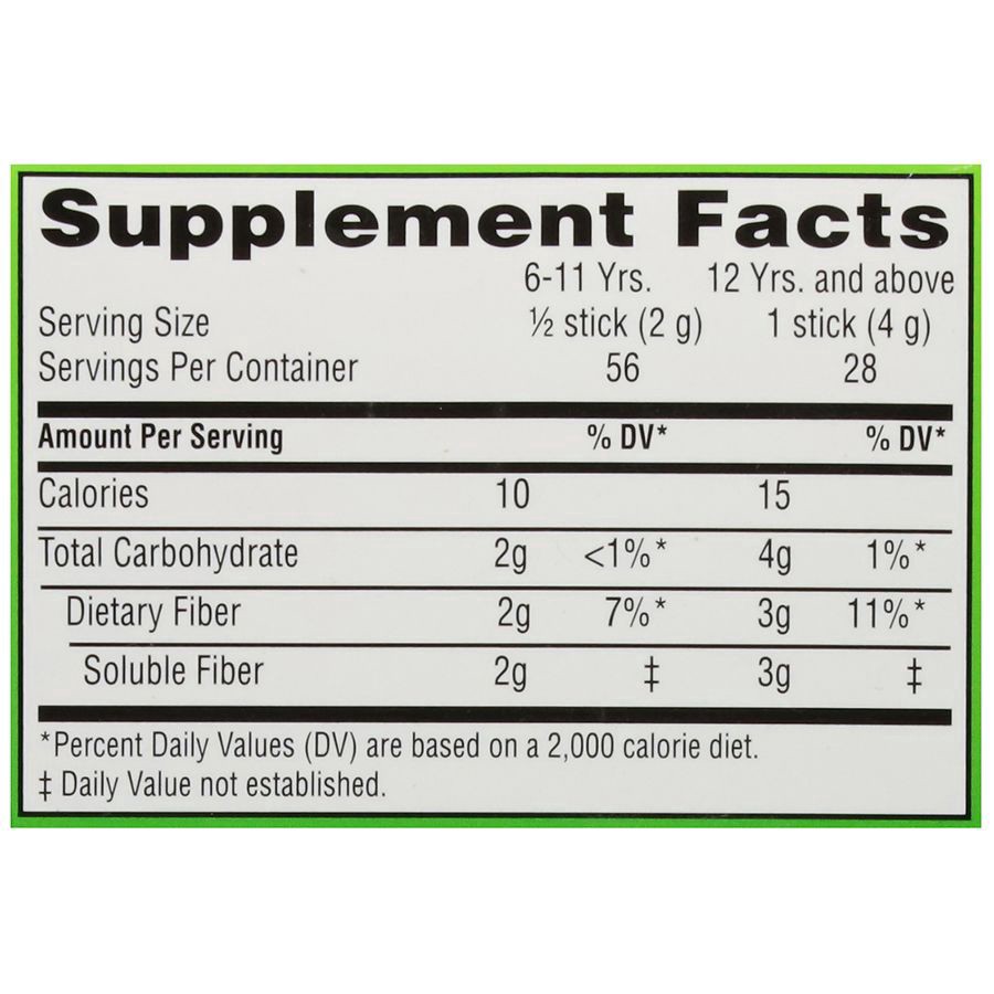 slide 3 of 5, Walgreens Clear Soluble Fiber Powder Stick Packs, 28 ct
