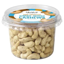 Market District Jumbo Whole Raw Unsalted Cashews - 8.75 oz