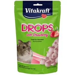Vitakraft Hamster Drops with Strawberry