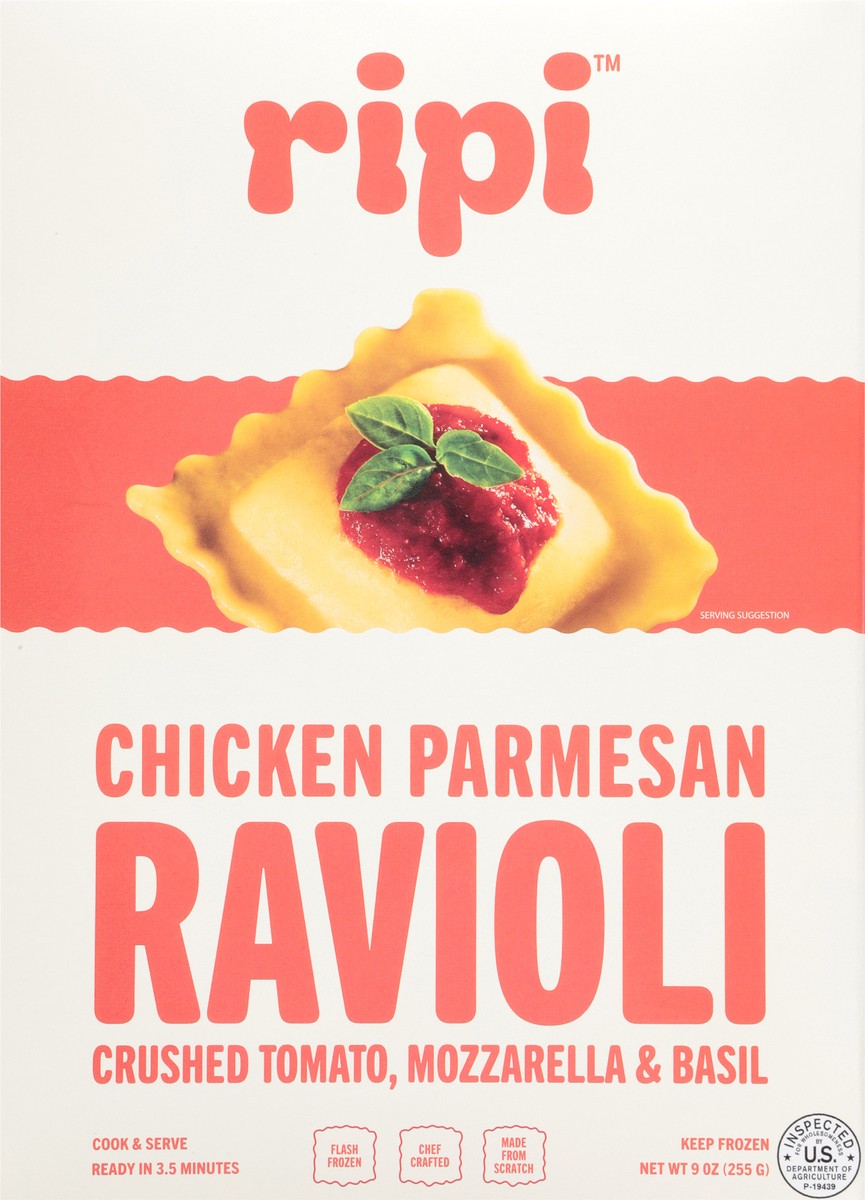 slide 2 of 15, Ripi Chicken Parmesan Ravioli 9 oz, 9 oz