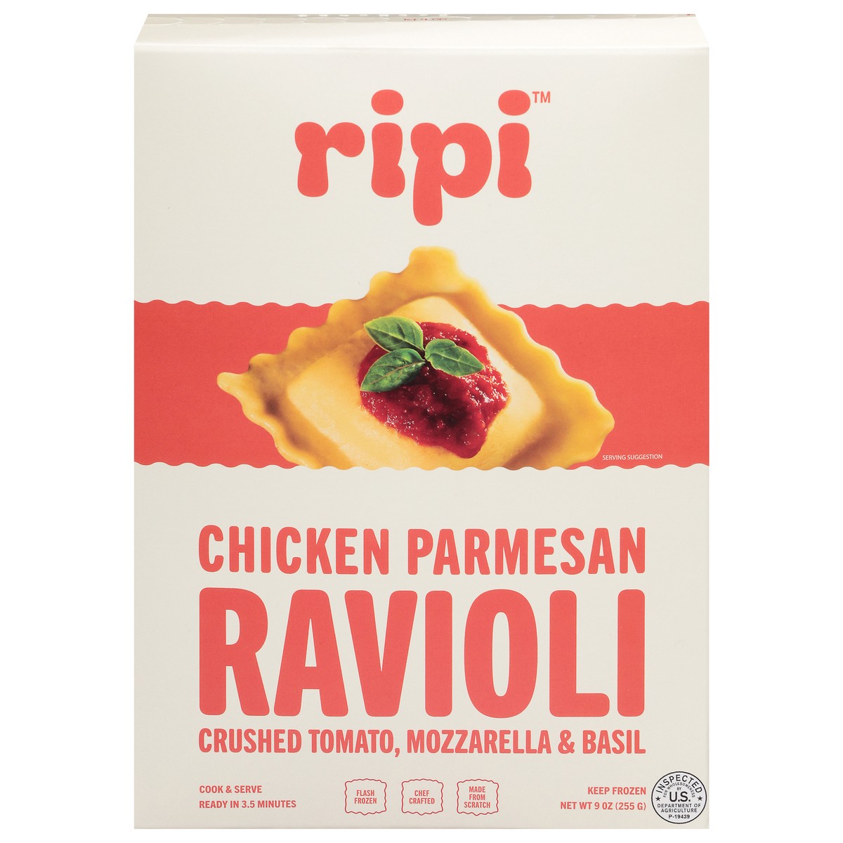slide 5 of 15, Ripi Chicken Parmesan Ravioli 9 oz, 9 oz