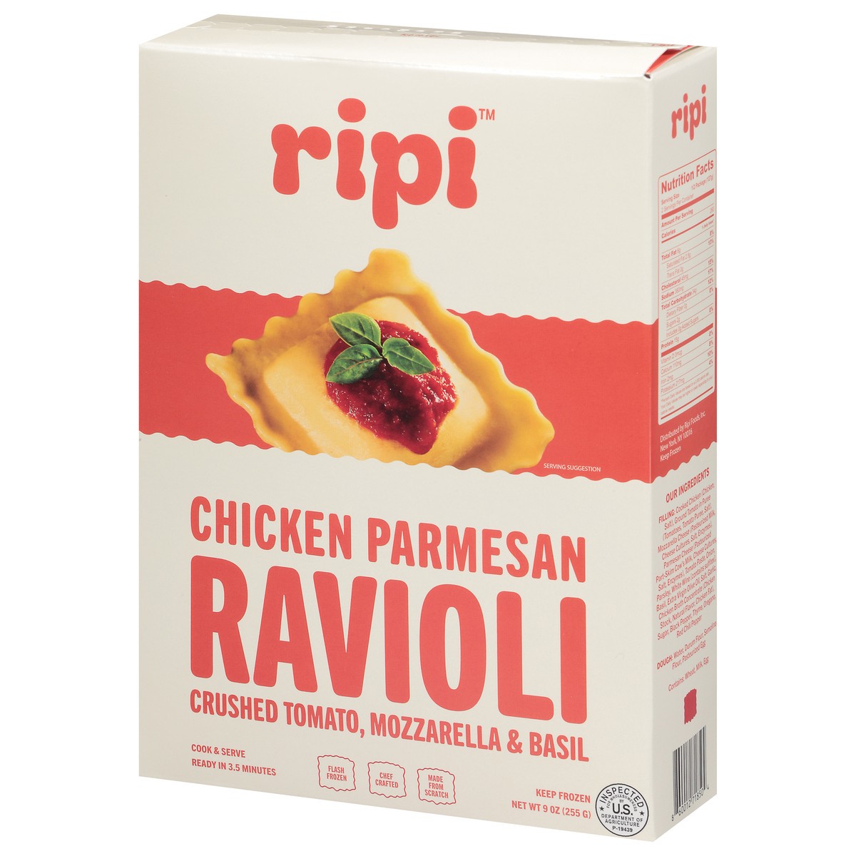 slide 9 of 15, Ripi Chicken Parmesan Ravioli 9 oz, 9 oz