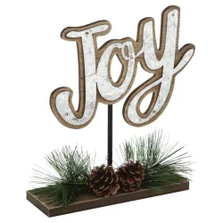 Gerson Table Top Sign, Wood Holiday, 9.5 inch