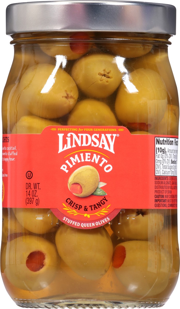 slide 8 of 14, Lindsay Stuffed Queen Olives - 14 OZ, 14 oz