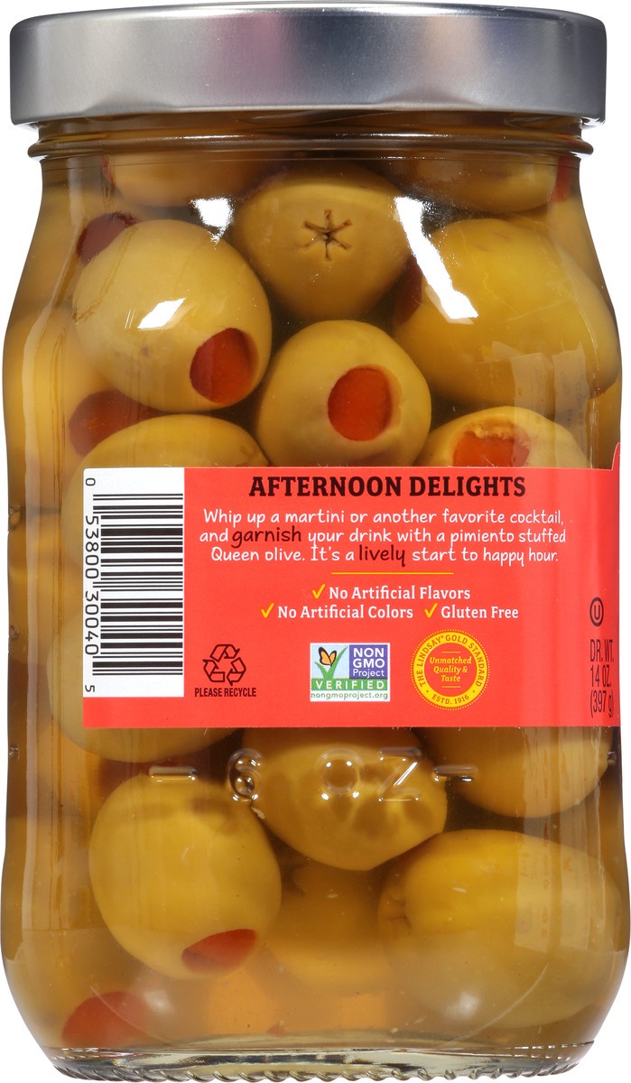 slide 6 of 14, Lindsay Stuffed Queen Olives - 14 OZ, 14 oz