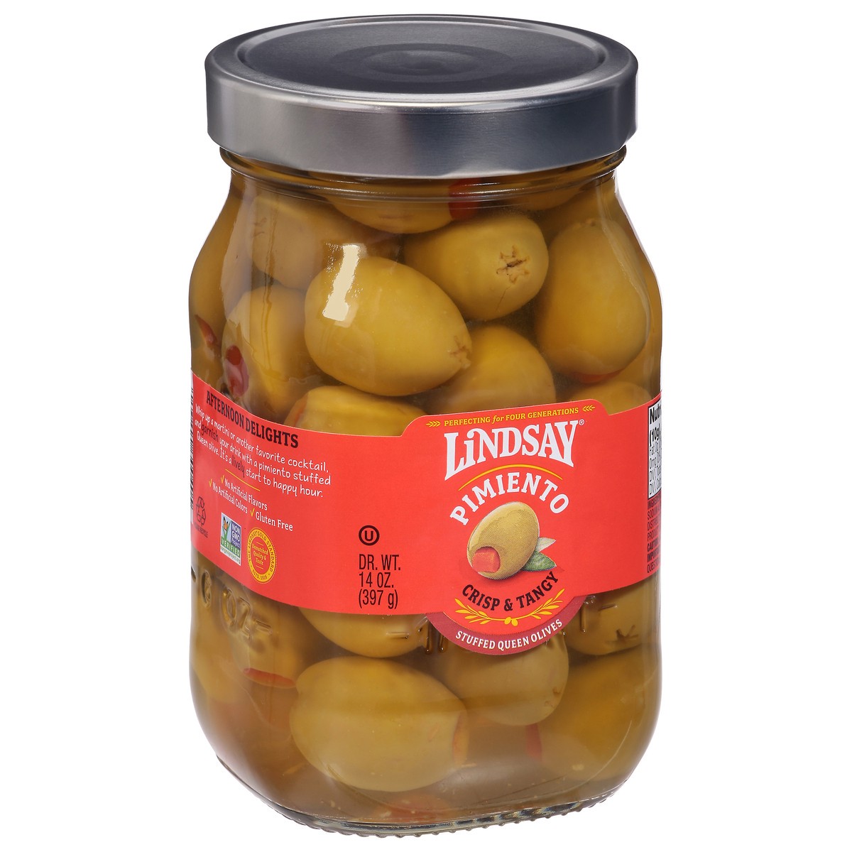 slide 2 of 14, Lindsay Stuffed Queen Olives - 14 OZ, 14 oz