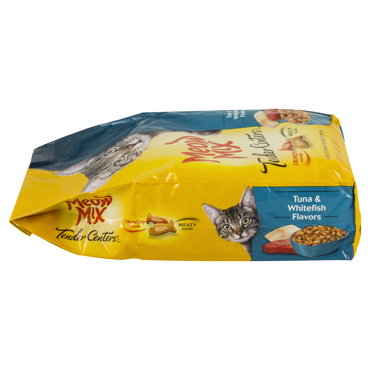 slide 4 of 4, Meow Mix Tender Center Tuna Whitefish Flavors Dry Cat Food, 3 lb