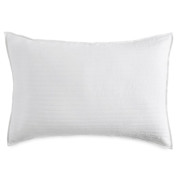 slide 1 of 2, DKNYpure Comfy Standard Pillow Sham - White, 1 ct