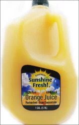 Sunshine Orange Juice Fresh - 128 fl oz