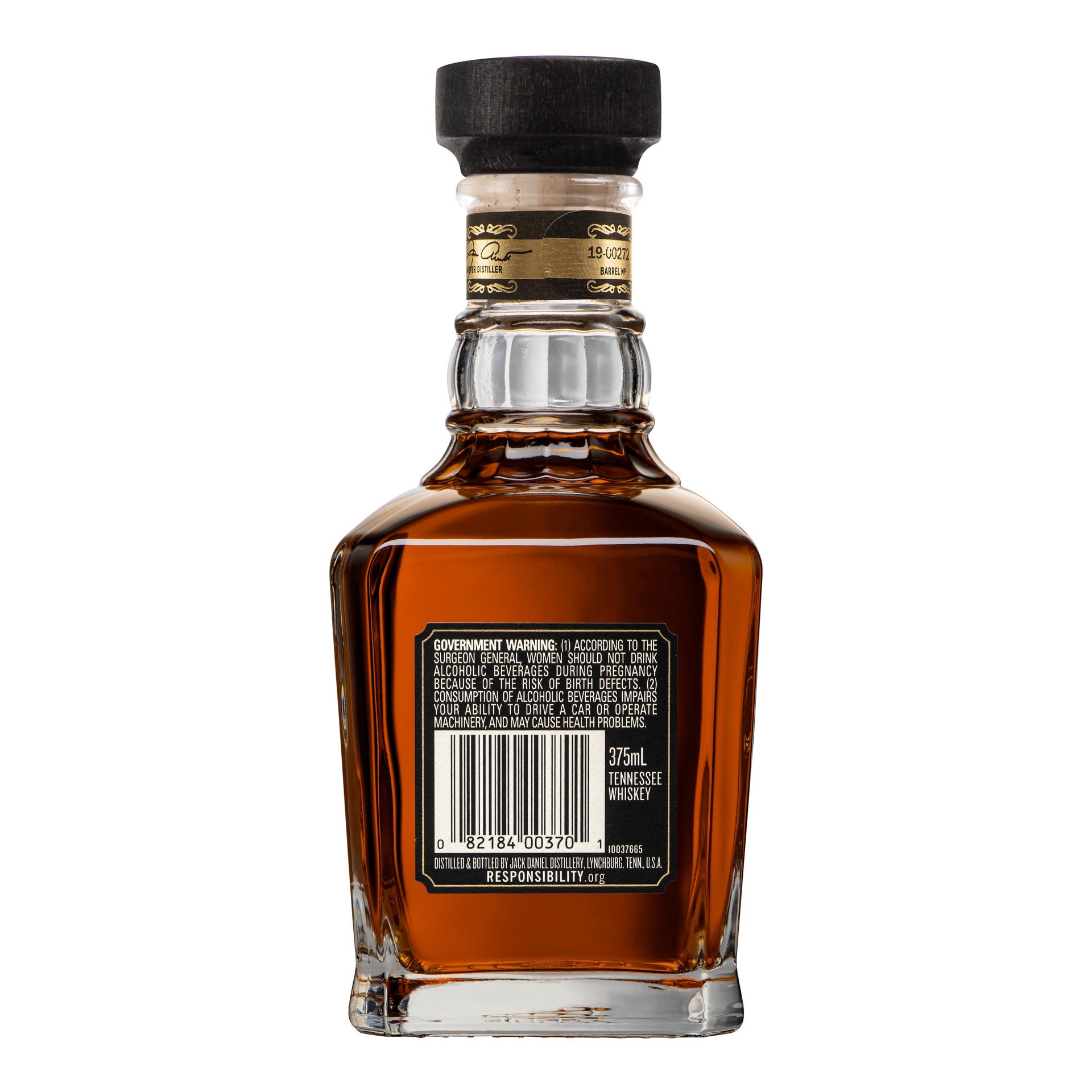 slide 3 of 4, Jack Daniel's Single Barrel Barrel Proof Tennessee Whiskey 375 mL 125 Proof, 375 ml