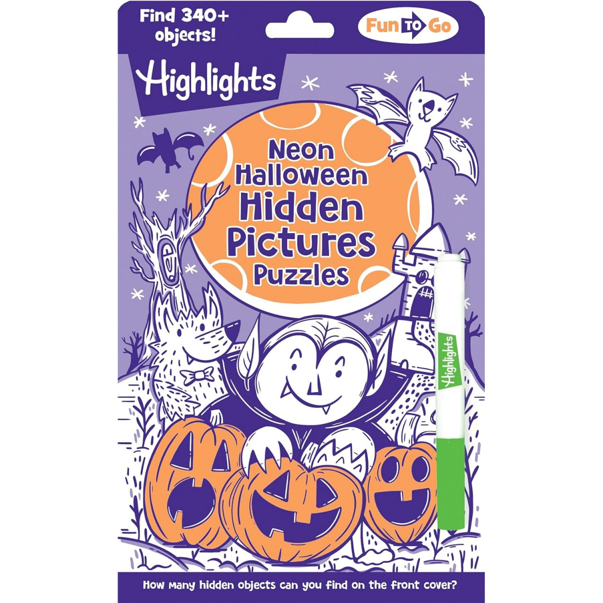 slide 1 of 1, C/a Neon Hllwn Hidden Pic, 1 ct