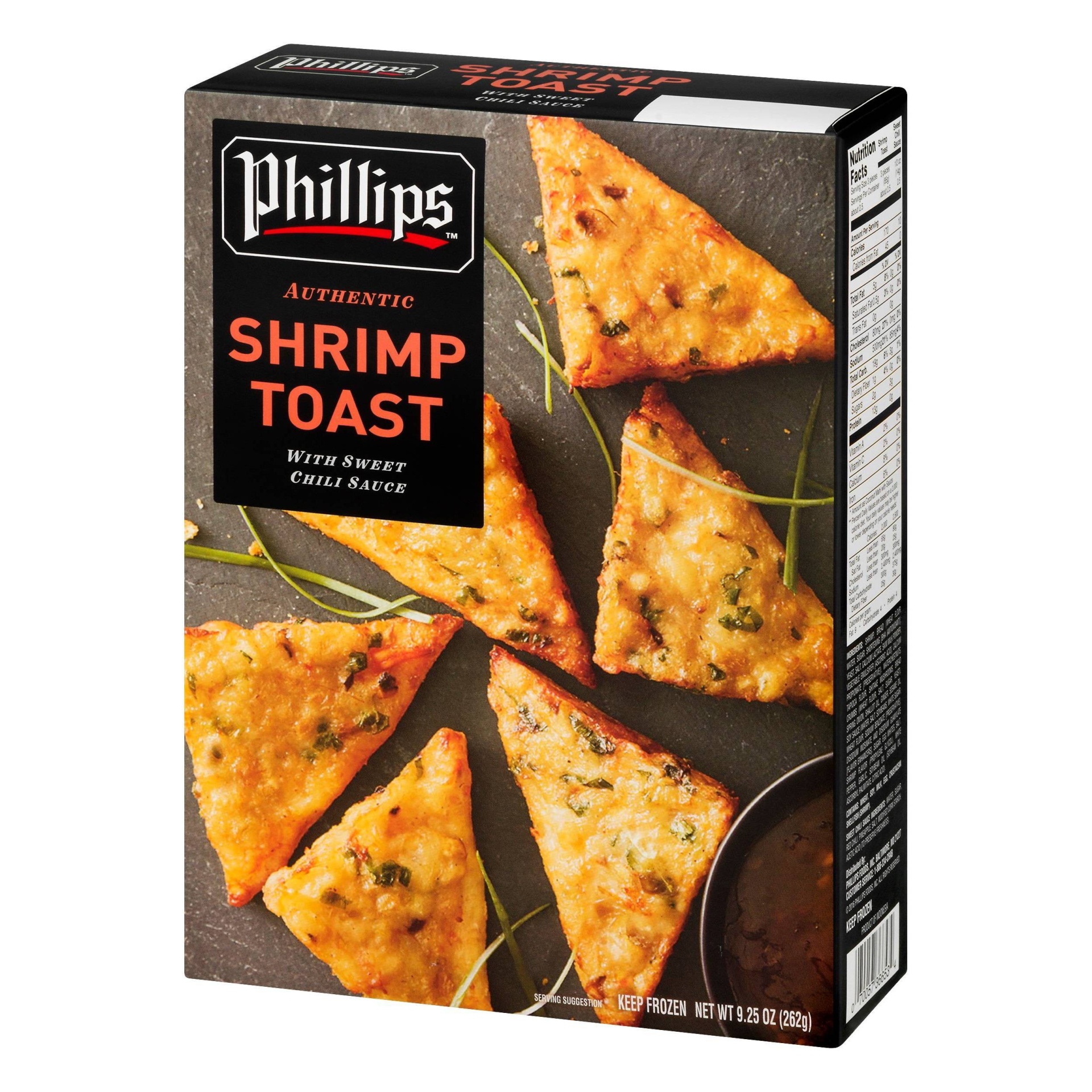 slide 1 of 1, Phillips Foods Phillips Shrimp Toast, 