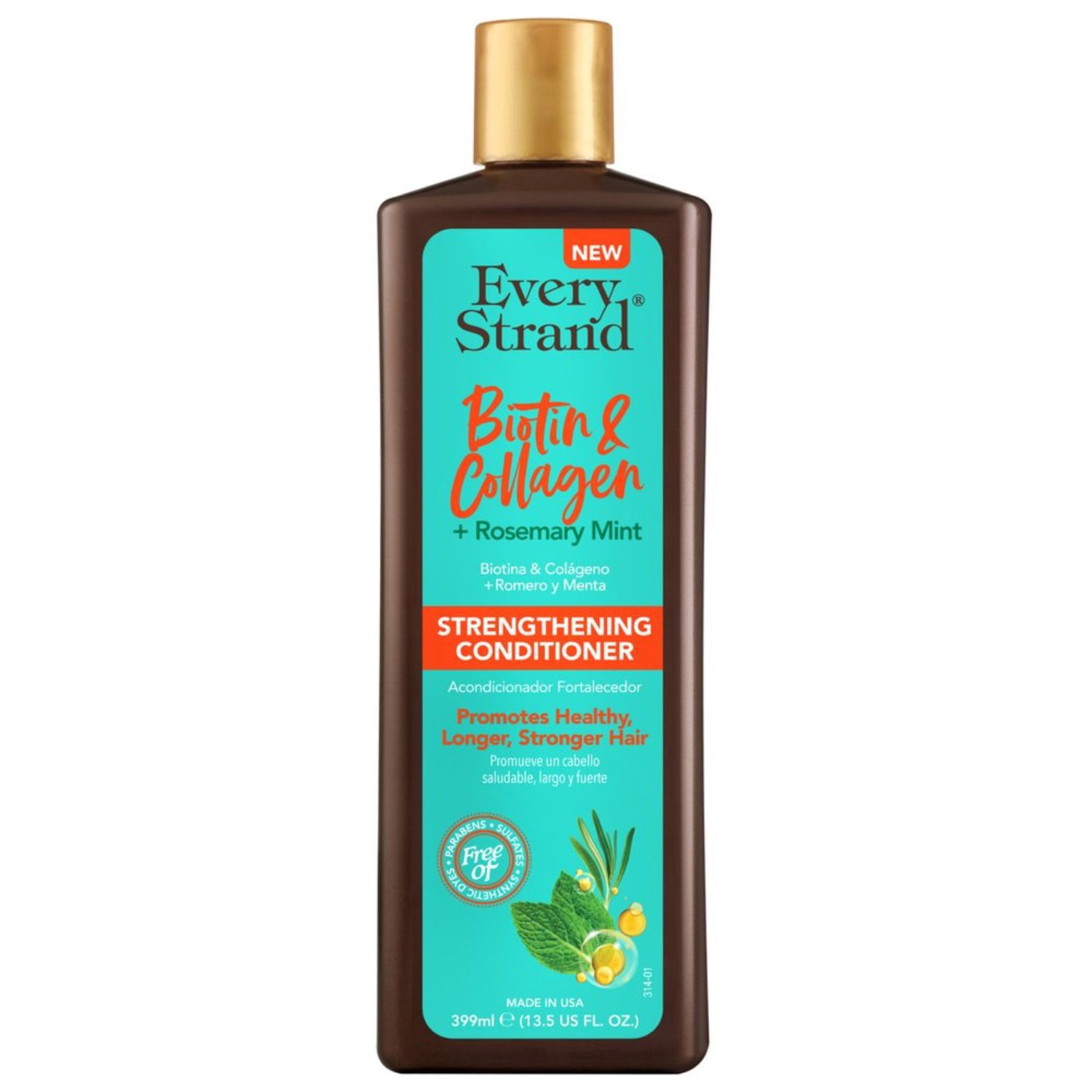 slide 1 of 1, EVERY STRAND Biotin & Collagen Conditioner, 13.5 Oz, 13.5 oz