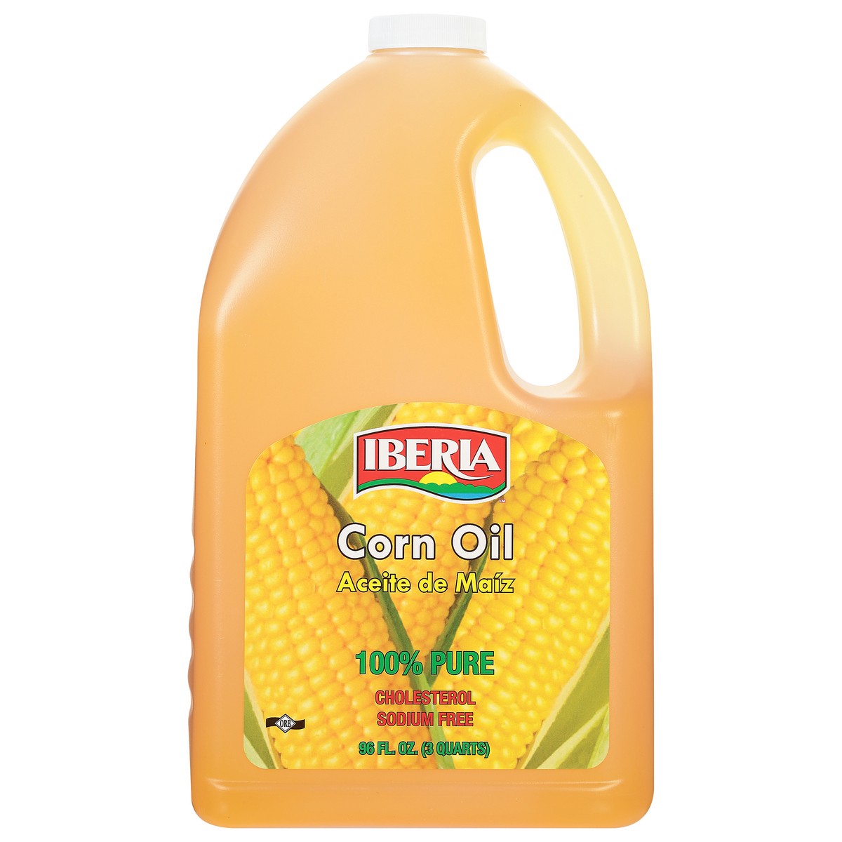 slide 2 of 13, Iberia 100% Pure Corn Oil 96 fl oz, 96 fl oz