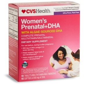 slide 1 of 1, CVS Health Prenatal Multi+DHA Softgels, 120 ct