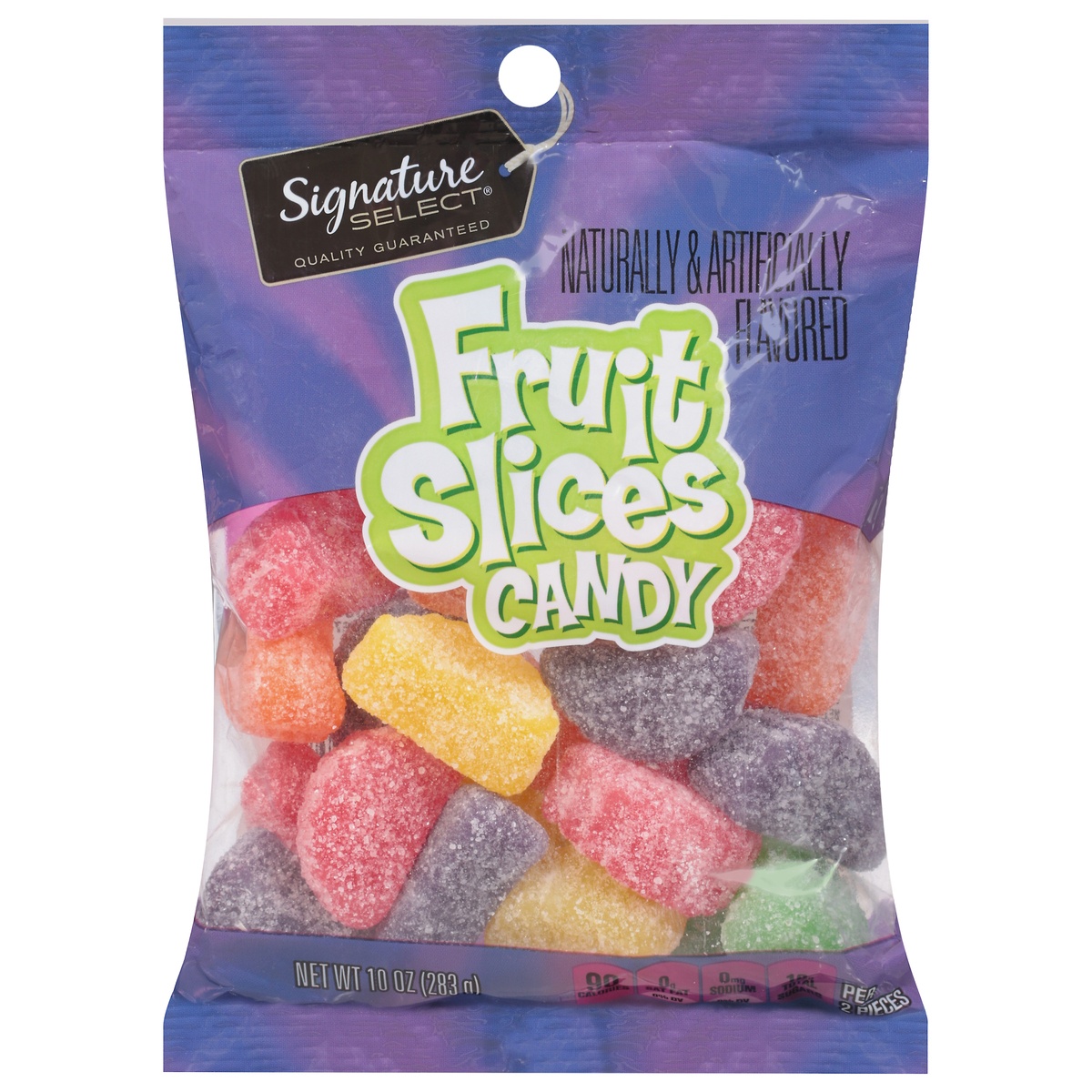 slide 1 of 1, Signature Select Fruit Slices Candy 10 oz, 