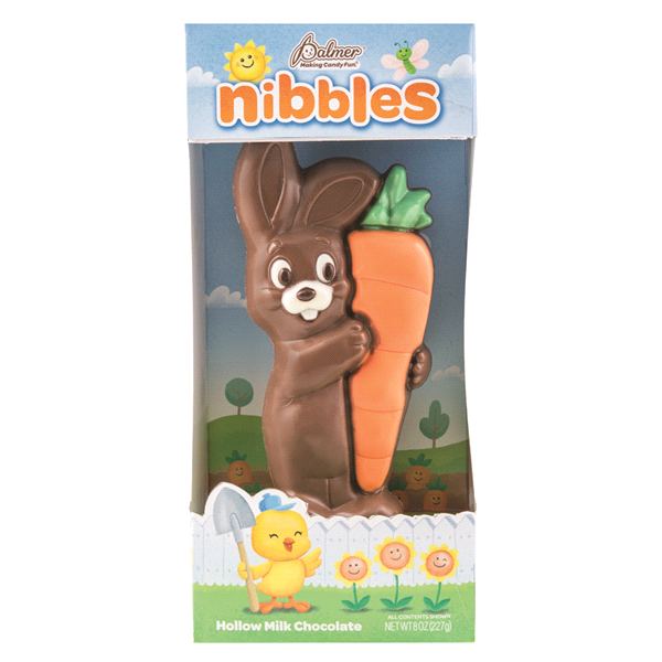 slide 1 of 1, Palmer Milk Chocolate Hollow Easter Nibbles Bunny, 8 oz