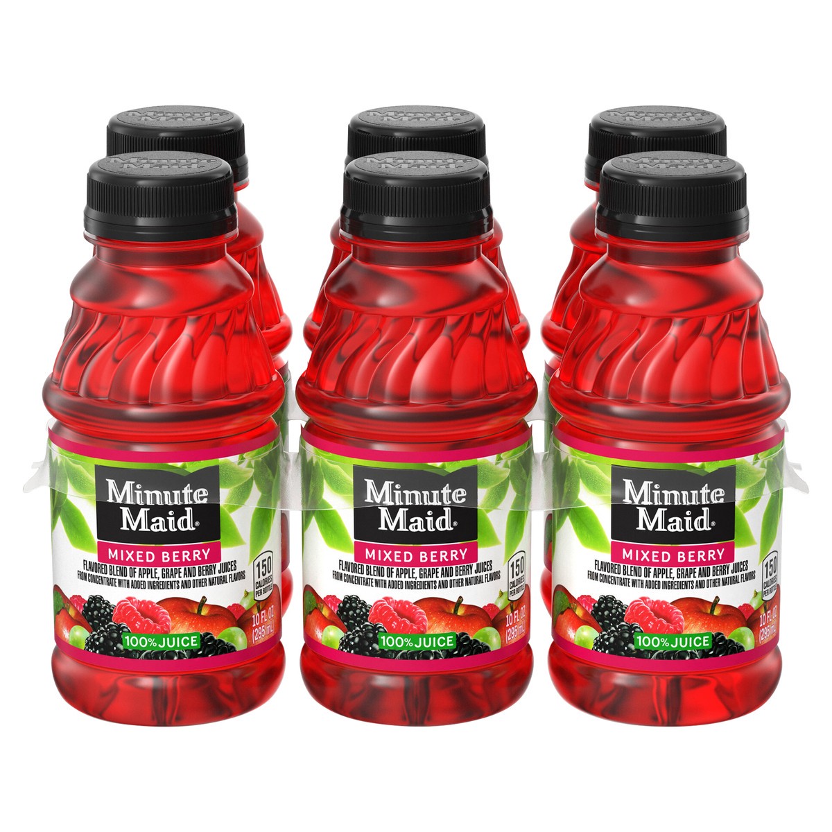 slide 1 of 5, Minute Maid Mixed Berry Juice Bottles- 6 ct, 6 ct