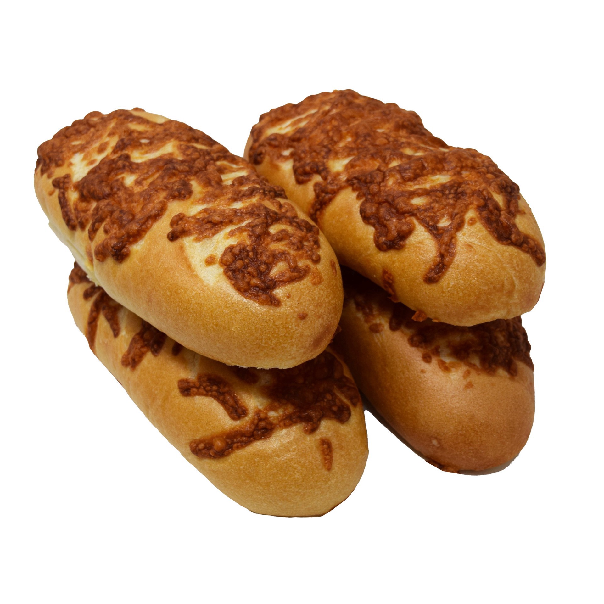 slide 1 of 1, H-E-B Bakery Asiago Cheese Submarine Rolls, 4 ct