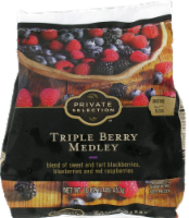 slide 1 of 4, Private Selection Frozen Triple Berry Medley, 16 oz