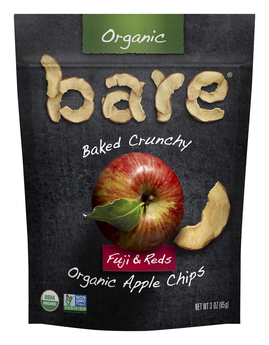 slide 1 of 3, Bare Baked Crunchy Organic Apple Chips Crispy Reds 3 Oz, 