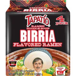 Tapatio Ramen Noodle Soup Birria 4 Pack