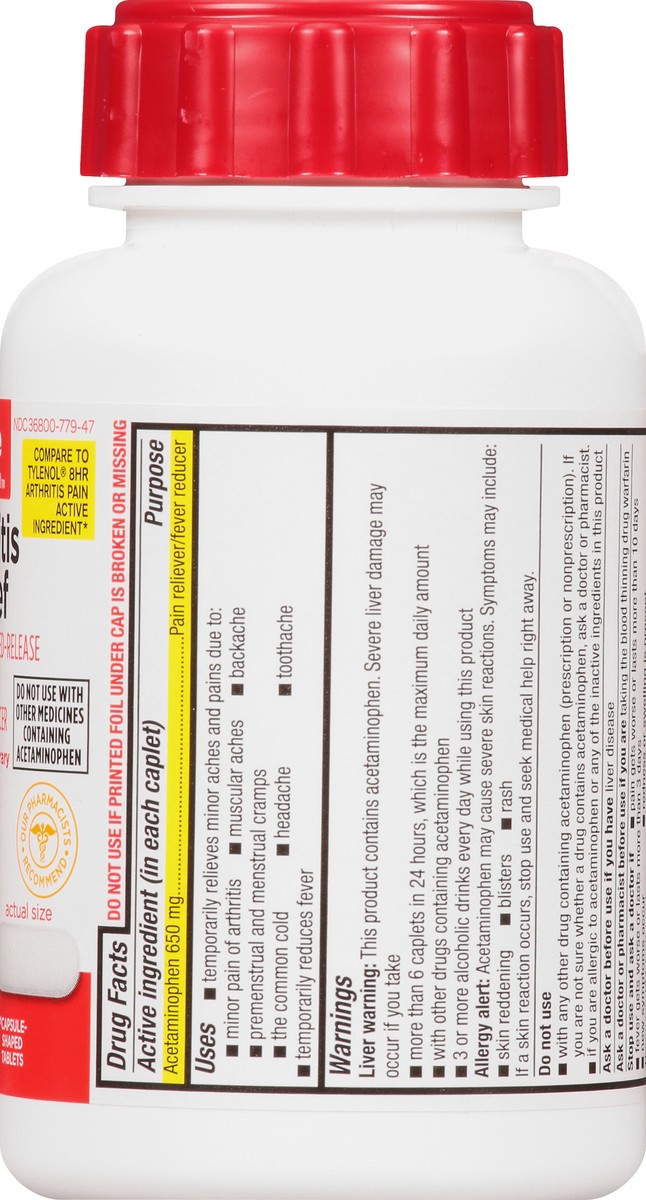 slide 3 of 9, TopCare Health 650 mg Arthritis Pain Relief 150 Caplets, 150 ct