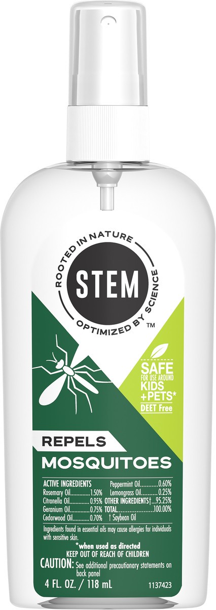 slide 5 of 7, STEM Repels Mosquitoes: Mosquito Repellent Spray with Botanical Extracts; 4 fl. oz. 1 pc, 4 oz