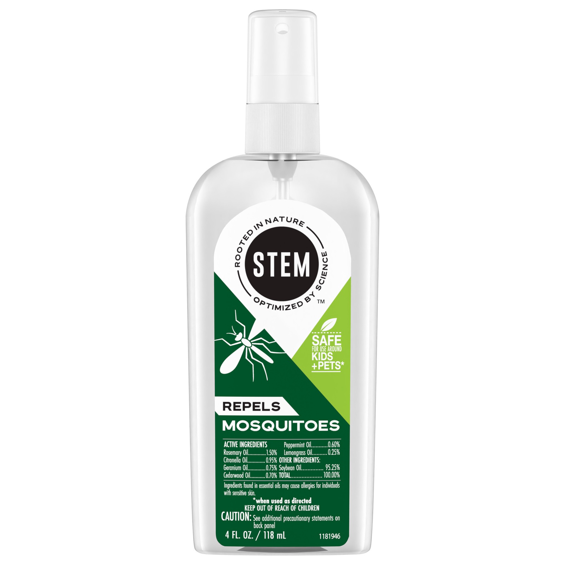 slide 1 of 7, STEM Repels Mosquitoes: Mosquito Repellent Spray with Botanical Extracts; 4 fl. oz. 1 pc, 4 oz