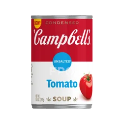 Campbell's Condensed Unsalted Tomato Soup, 10.75 oz Can