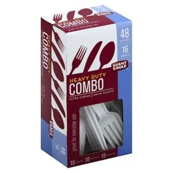 Giant Eagle White Plastic Heavy Duty Combo