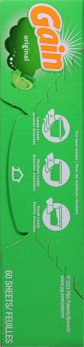 slide 15 of 16, Gain Aroma Boost 2 in 1 Original Dryer Sheets 60 Each, 60 ct