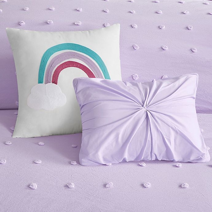 Urban Habitat Kids Callie Cotton Jacquard Pom Pom Twin Comforter Set